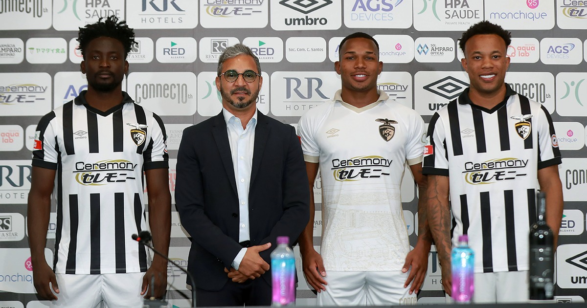 Portimonense apresenta os três últimos reforços