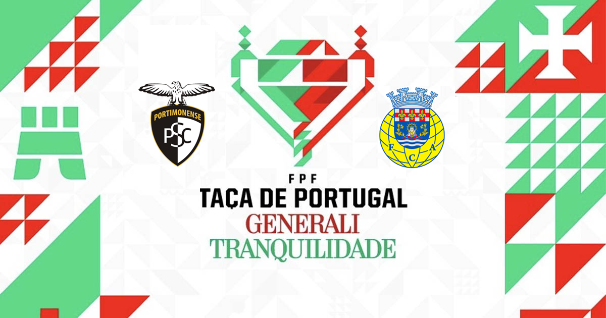 Portimonense recebe o Arouca na 3.ª eliminatória da Taça de Portugal