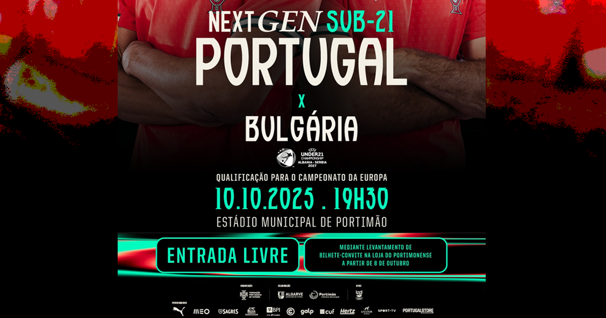 Seleção Sub-21 joga em Portimão
