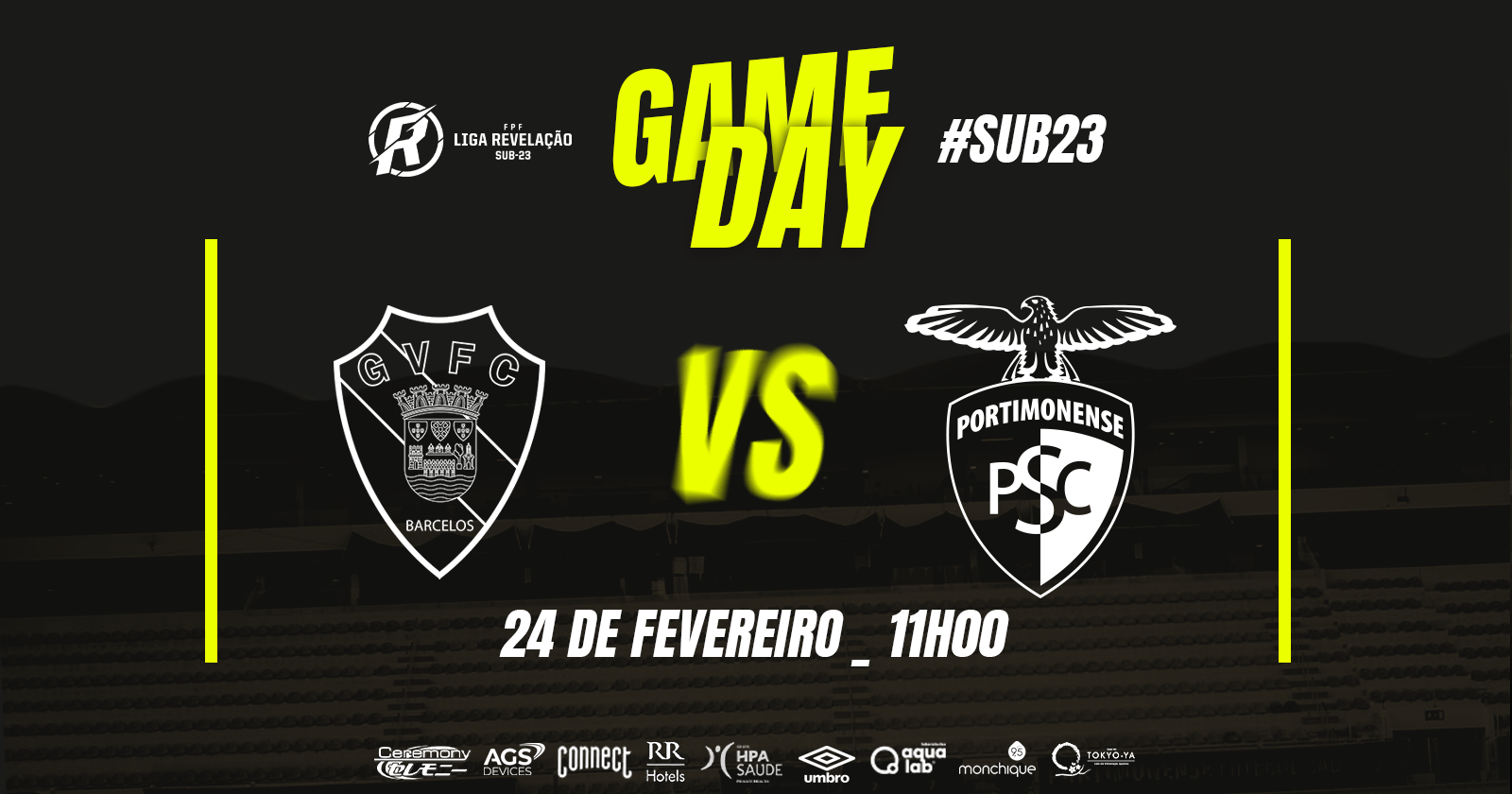 Sub-23: Portimonense defronta Gil Vicente em Barcelos com transmissão no Canal 11