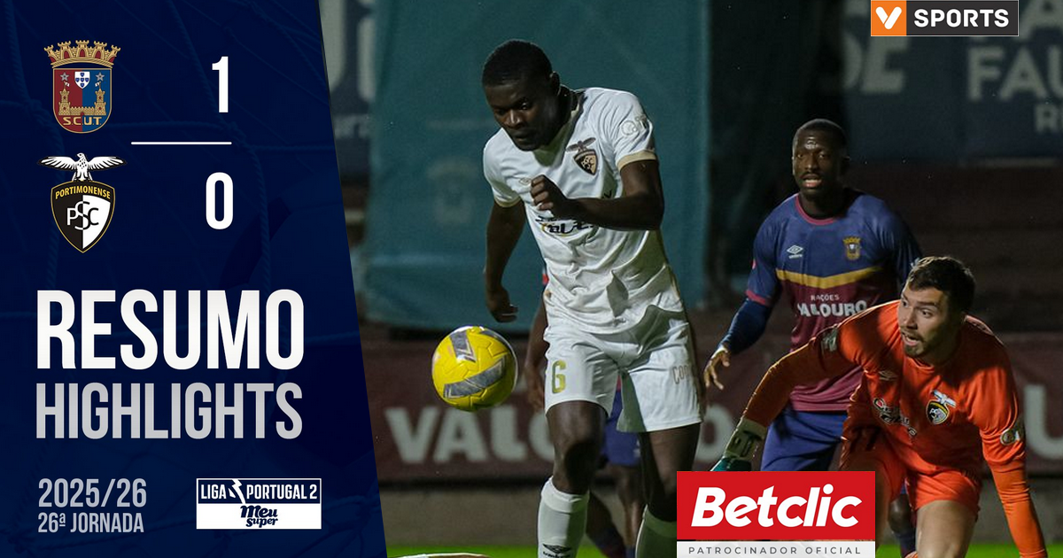 Resumo do jogo | SCU Torreense 1 - 0 Portimonense