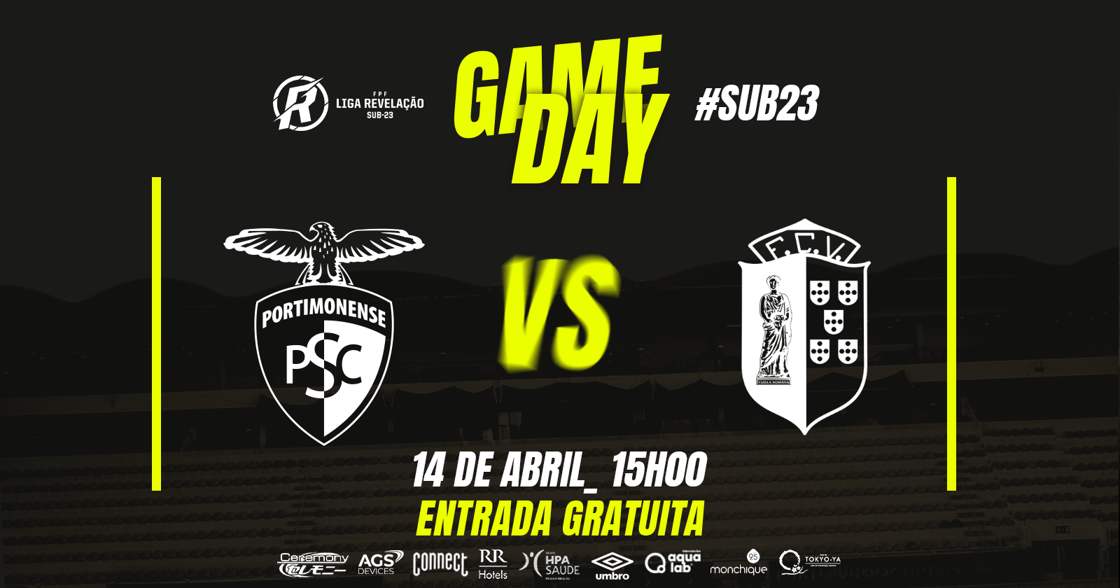 Sub-23 | Portimonense recebe FC Vizela no Dois Irmãos