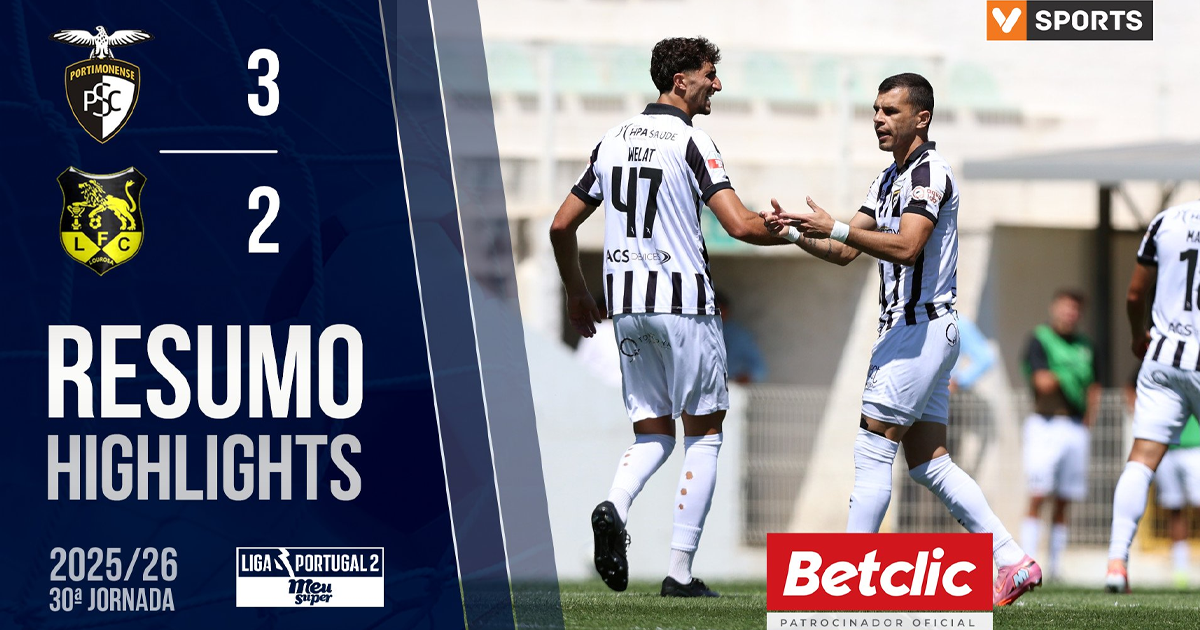 Resumo do jogo | Portimonense 3 - 2 L. Lourosa FC  Liga Portugal Meu Super.