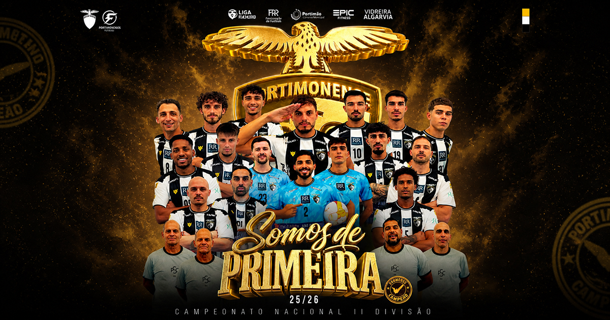 Portimonense Futebol SAD felicita equipa de futsal do Portimonense SC pela subida à Liga Placard