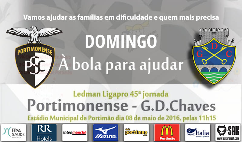FUTEBOL SOLIDÁRIO NO PORTIMONENSE - CHAVES