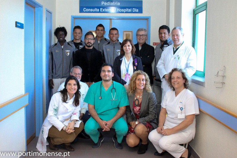 PORTIMONENSE FUTEBOL SAD E CLUBE SOLIDÁRIO VISITA O CENTRO HOSPITALAR DE PORTIMÃO
