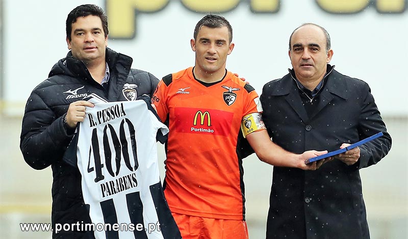 RICARDO PESSOA COMPLETA 400 JOGOS COM A CAMISOLA DO PORTIMONENSE