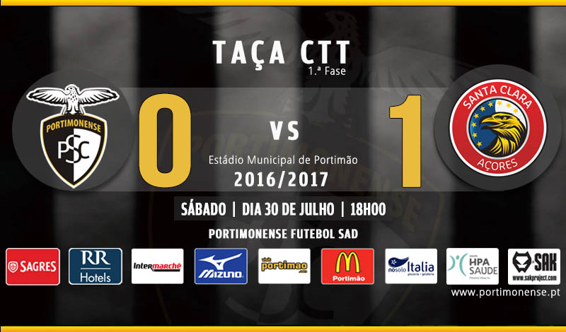 PORTIMONENSE 0 - SANTA CLARA 1