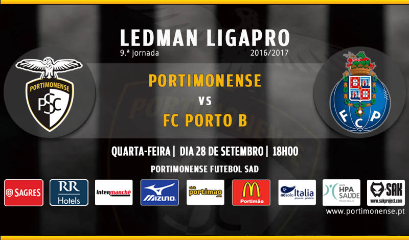 PORTIMONENSE - FC PORTO B: INFORMAÇÃO