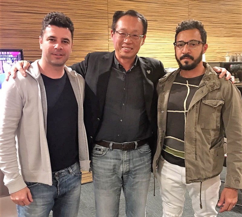 DELEGAÇÃO DO PORTIMONENSE CONFRATERNIZA COM TAKESHI OKADA  