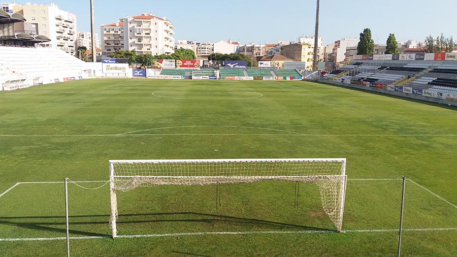 RELVADO DO PORTIMÃO ESTÁDIO PREPARADO PARA O JOGO DESTA TARDE