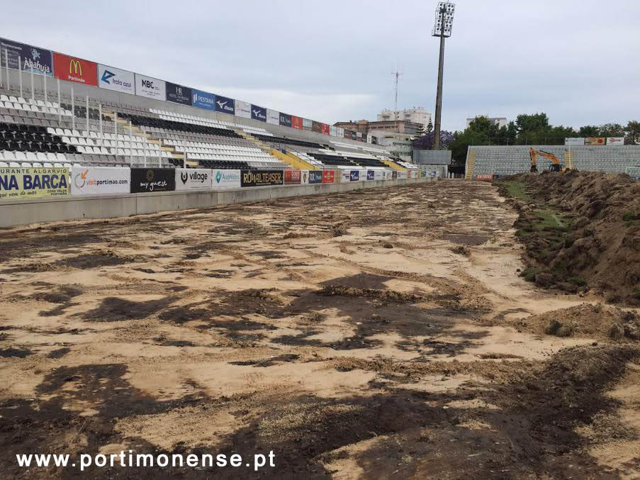 SAD DO PORTIMONENSE COMEÇA AS OBRAS NO PORTIMÃO ESTÁDIO COMO PROMETIDO