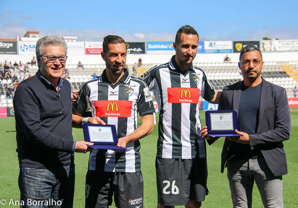 RÚBEN FERNANDES E PIRES COMPLETAM 200 JOGOS COM A CAMISOLA DO PORTIMONENSE