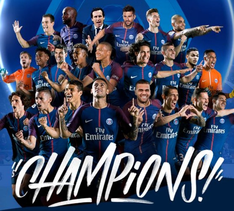 SAD DO PORTIMONENSE FELICITA O PSG PELO TITULO FRANCÊS