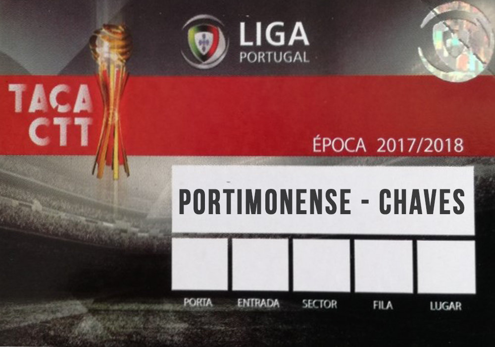 BILHETES À VENDA PARA O PORTIMONENSE - CHAVES