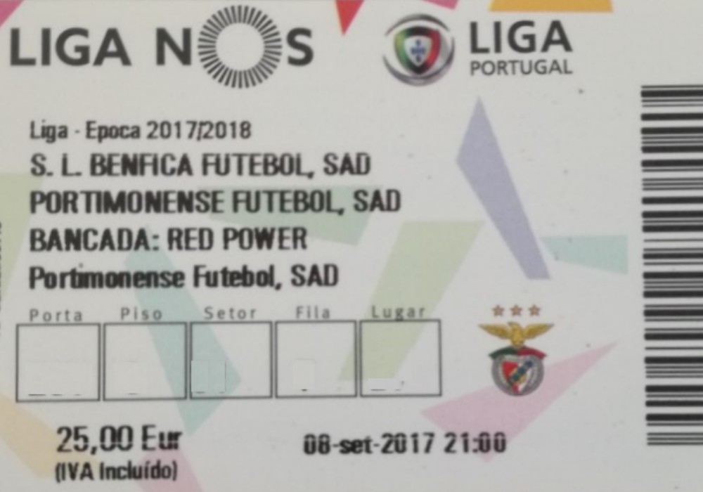 BILHETES À VENDA PARA JOGO COM O BENFICA (RECTIFICAÇÃO)