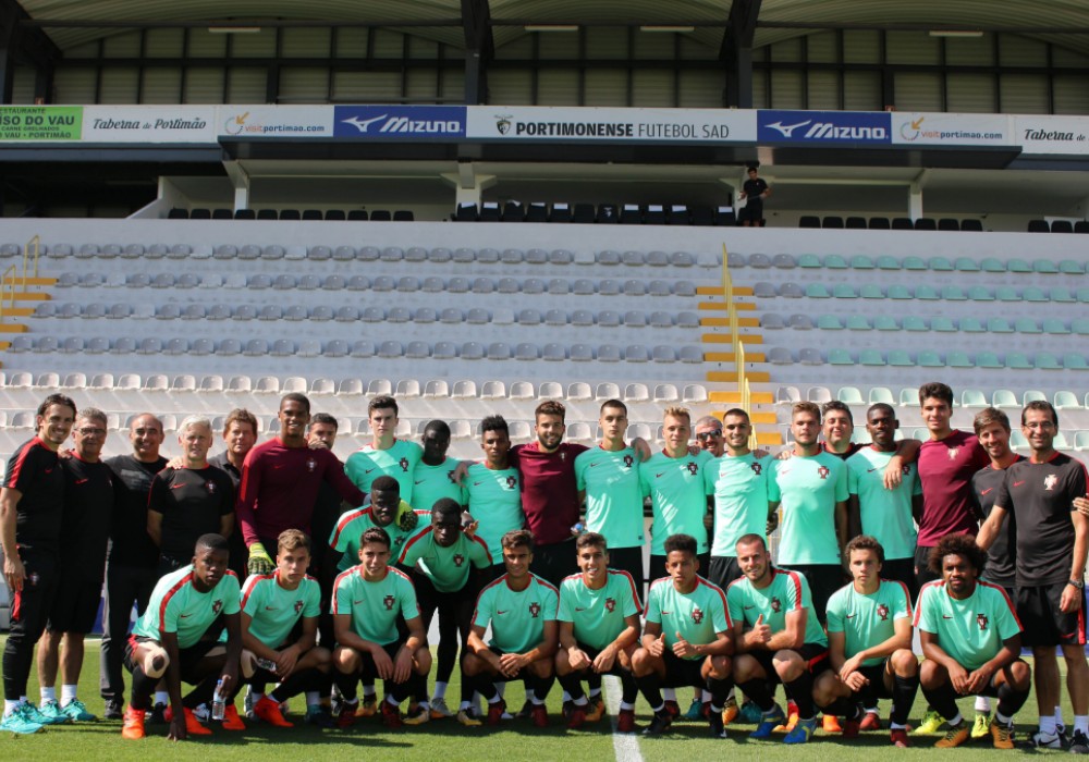 SUB-20 ENCERRAM ESTÁGIO NO PORTIMÃO ESTÁDIO