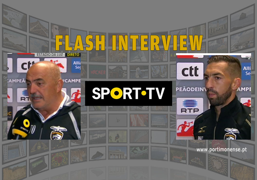 BENFICA 2 - PORTIMONENSE 2: FLASH INTERVIEW
