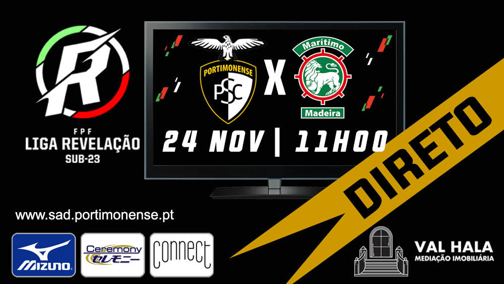 PORTIMONENSE-MARÍTIMO DA MADEIRA, ESTE SÁBADO