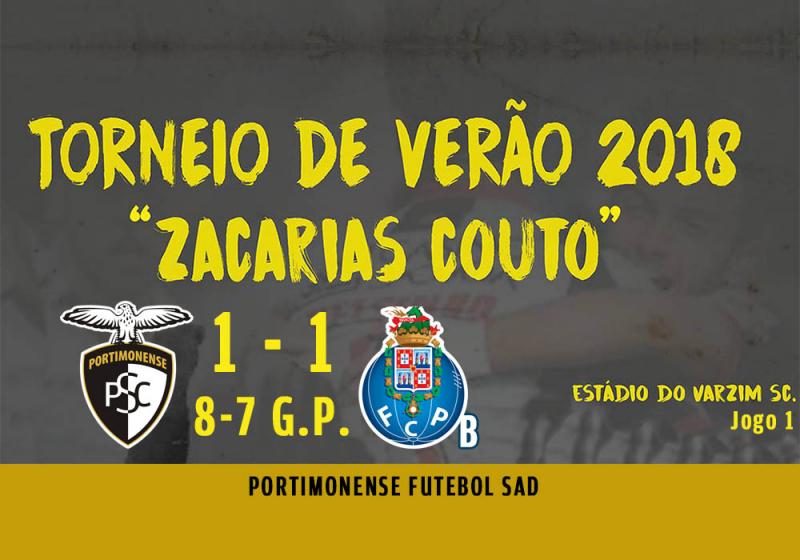 PORTIMONENSE 1 - FC PORTO B 1 (8-7 NOS PENALTIS)