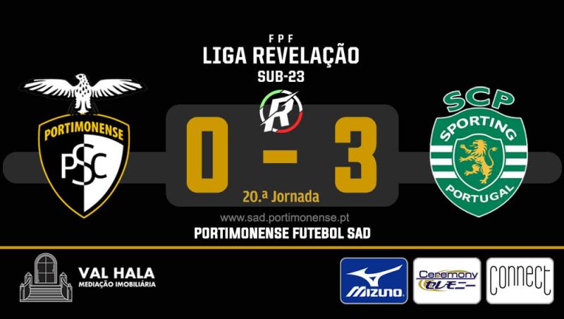 SUB-23: PORTIMONENSE 0 - SPORTING 3