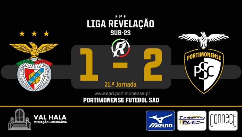 SUB-23: BENFICA 1 - PORTIMONENSE 2