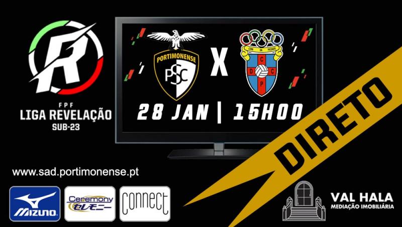 SUB-23, PORTIMONENSE VS COVA DA PIEDADE EM DIRETO