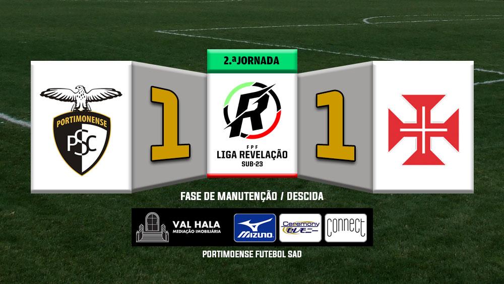 SUB-23, PORTIMONENSE 1-1 BELENENSES