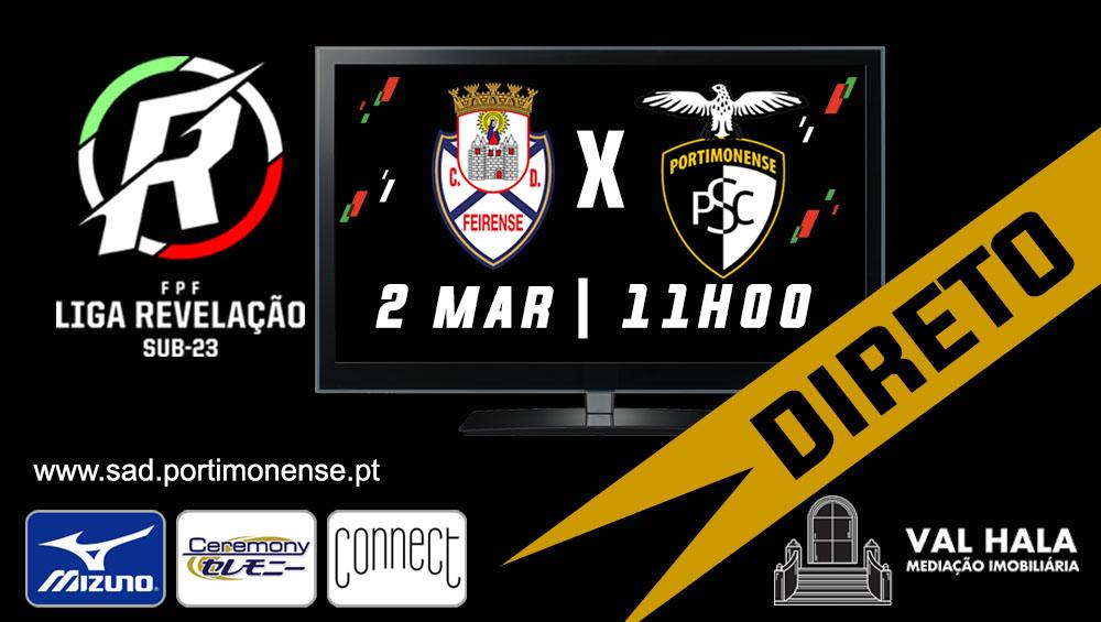 SUB 23 DO PORTIMONENSE EM SANTA MARIA DA FEIRA ESTE SÁBADO
