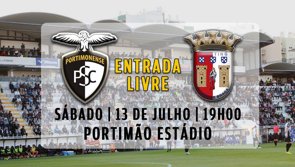 PORTIMONENSE - BRAGA ESTE SÁBADO À PORTA ABERTA