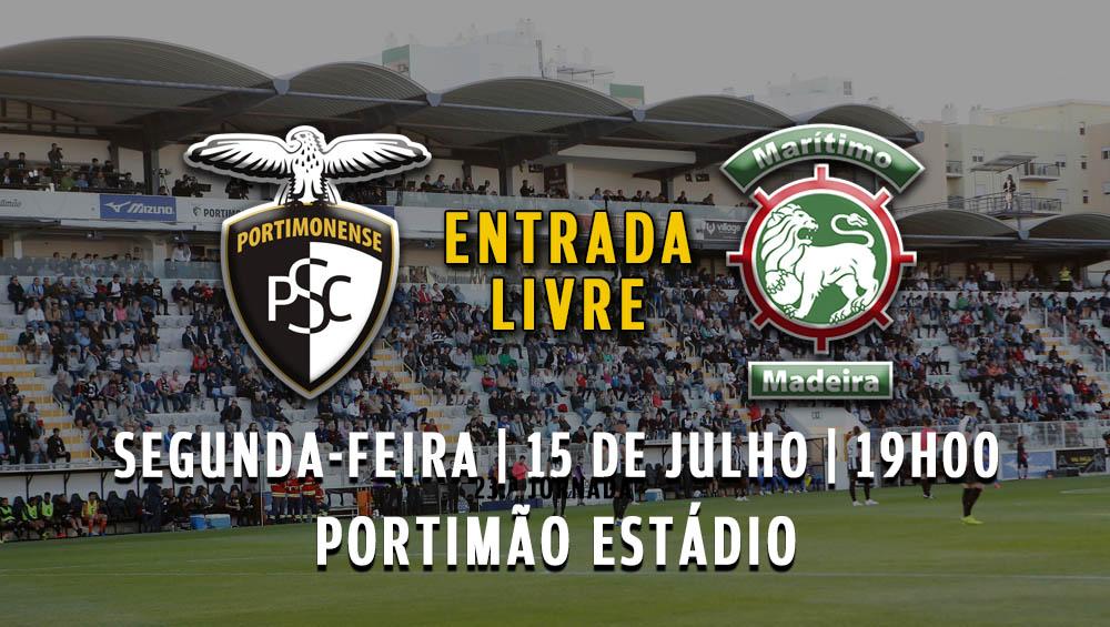 PORTIMONENSE - MARÍTIMO ESTA SEGUNDA FEIRA À PORTA ABERTA