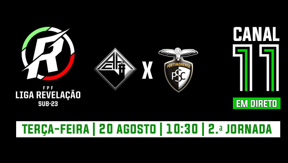 SUB 23 ESTA TERÇA FEIRA EM COIMBRA