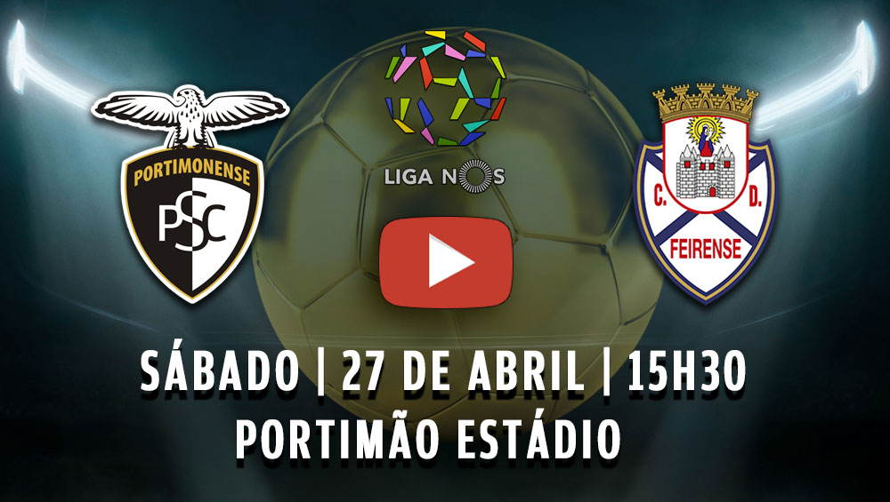 PORTIMONENSE RECEBE O FEIRENSE ESTE SÁBADO
