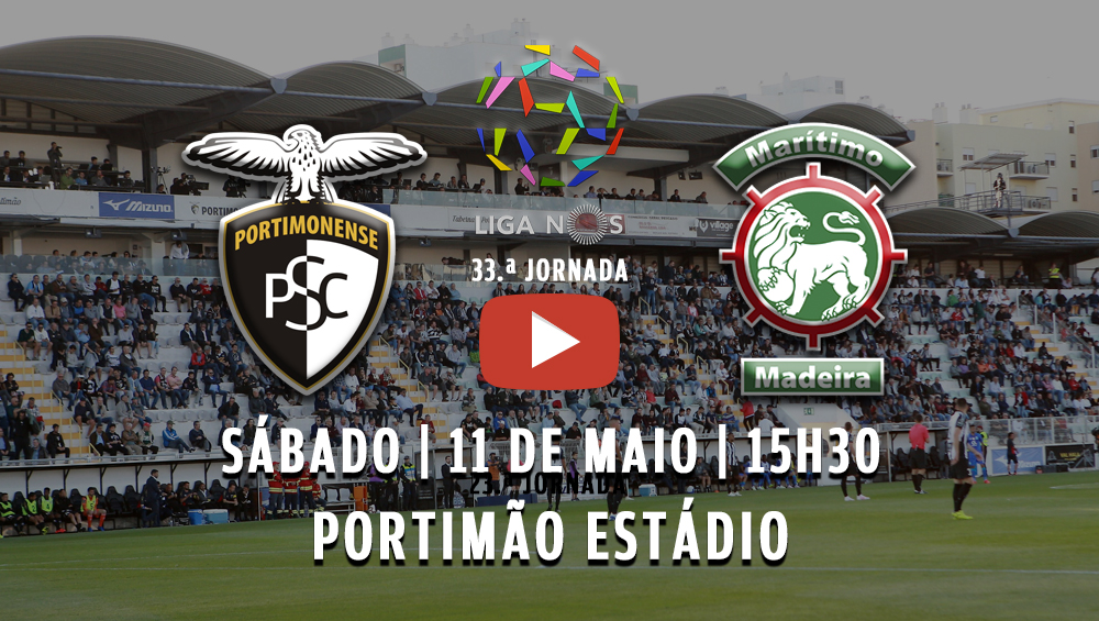 PORTIMONENSE RECEBE O MARÍTIMO ESTE SÁBADO