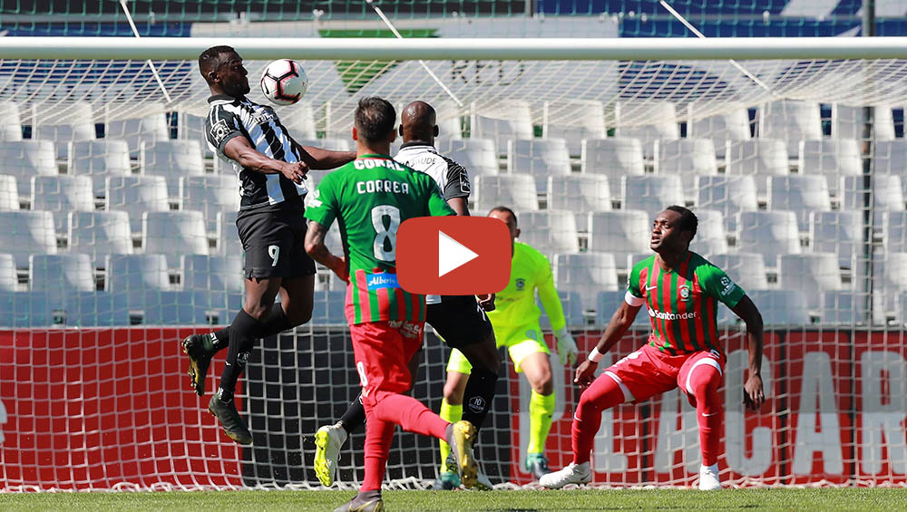 PORTIMONENSE 3-2 MARÍTIMO: RESUMO