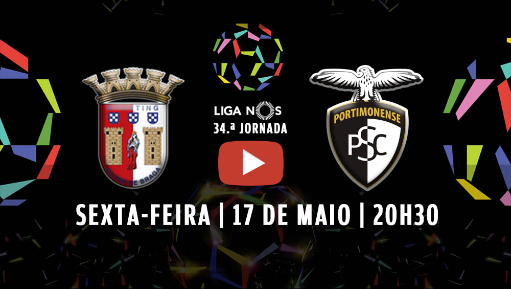 PORTIMONENSE EM BRAGA ESTA SEXTA FEIRA