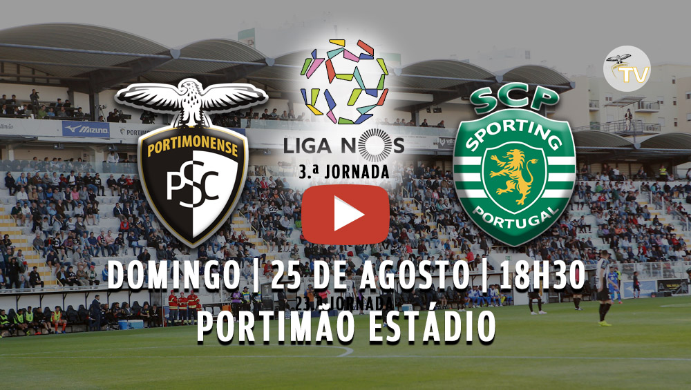 PORTIMONENSE RECEBE O SPORTING ESTE DOMINGO