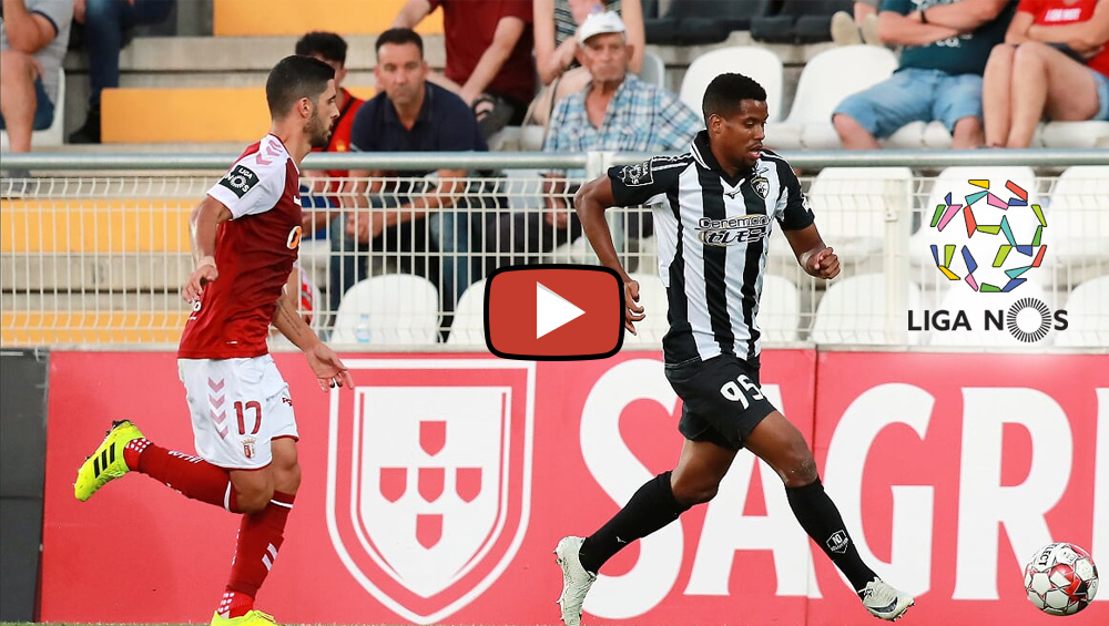 LIGA NOS (7ªJ): RESUMO PORTIMONENSE 0-1 SC BRAGA
