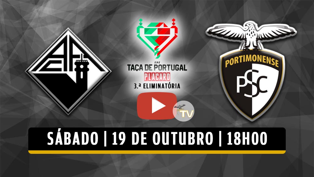 PORTIMONENSE JOGA EM COIMBRA ESTE SÁBADO 