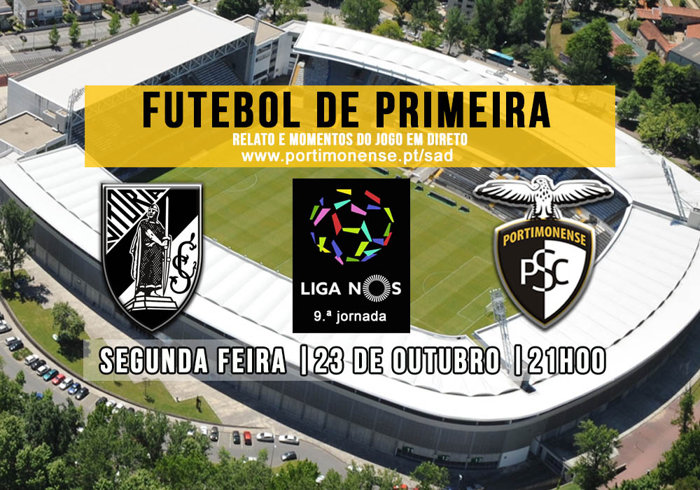 PORTIMONENSE EM GUIMARÃES ESTA SEGUNDA FEIRA