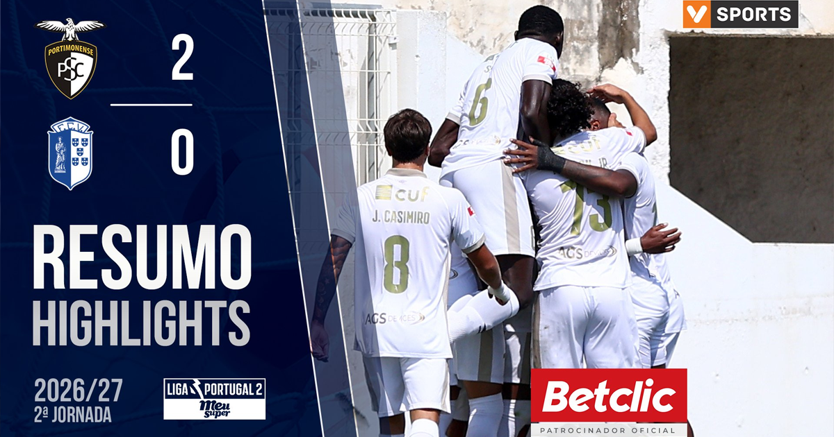 Resumo | Portimonense 2 - 0 FC Vizela