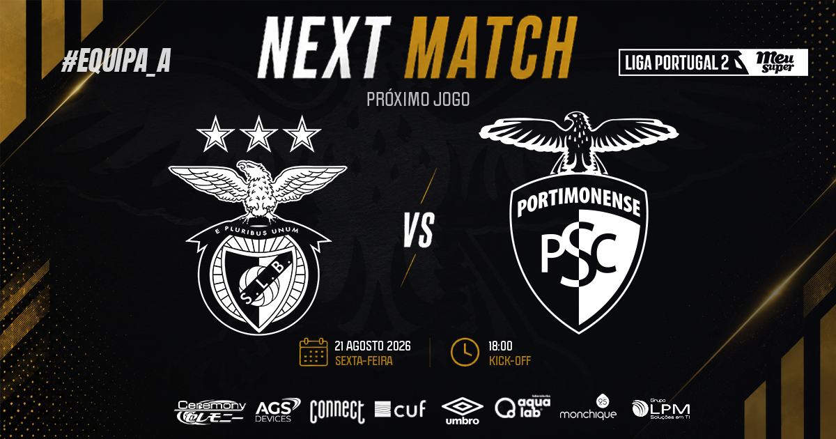 Portimonense desloca-se ao Seixal para defrontar o SL Benfica B