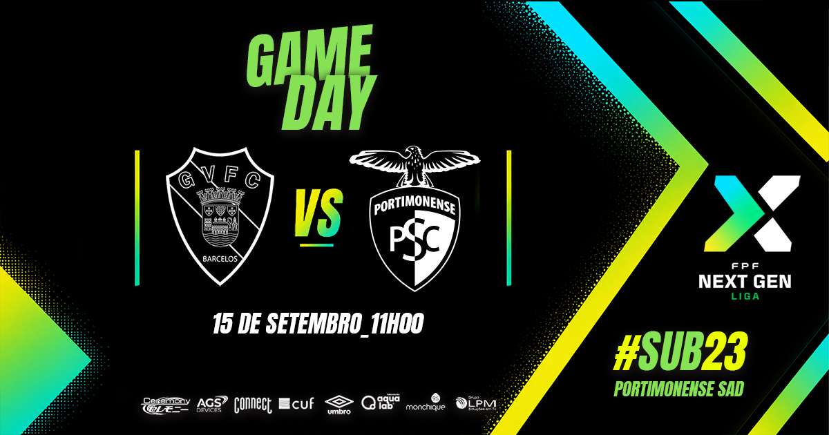 Sub-23 defrontam Gil Vicente FC na 6.ª jornada da Liga Next Gen
