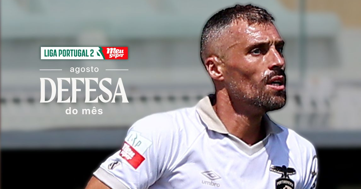 João Reis é o Defesa do Mês da Liga Portugal Meu Super