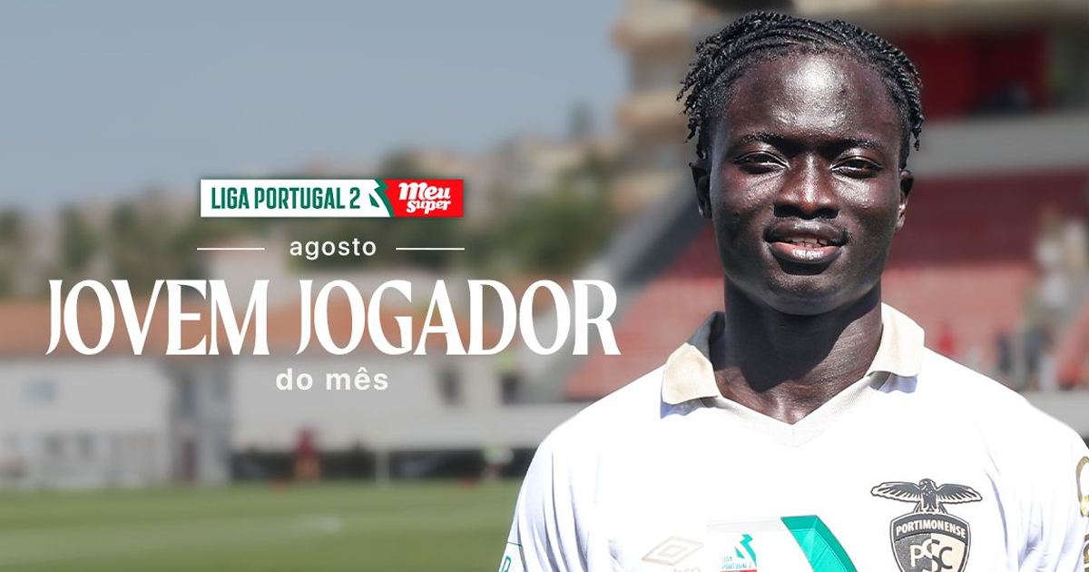 Dânio Djassi conquista Prémio de Jovem do Mês da Liga Portugal Meu Super