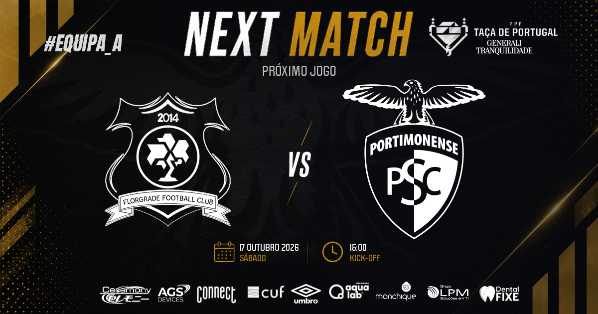 Portimonense defronta o Florgrade FC para a Taça de Portugal