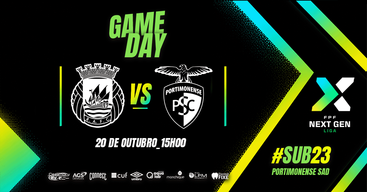 Sub-23 defrontam o Rio Ave FC em Santo Tirso