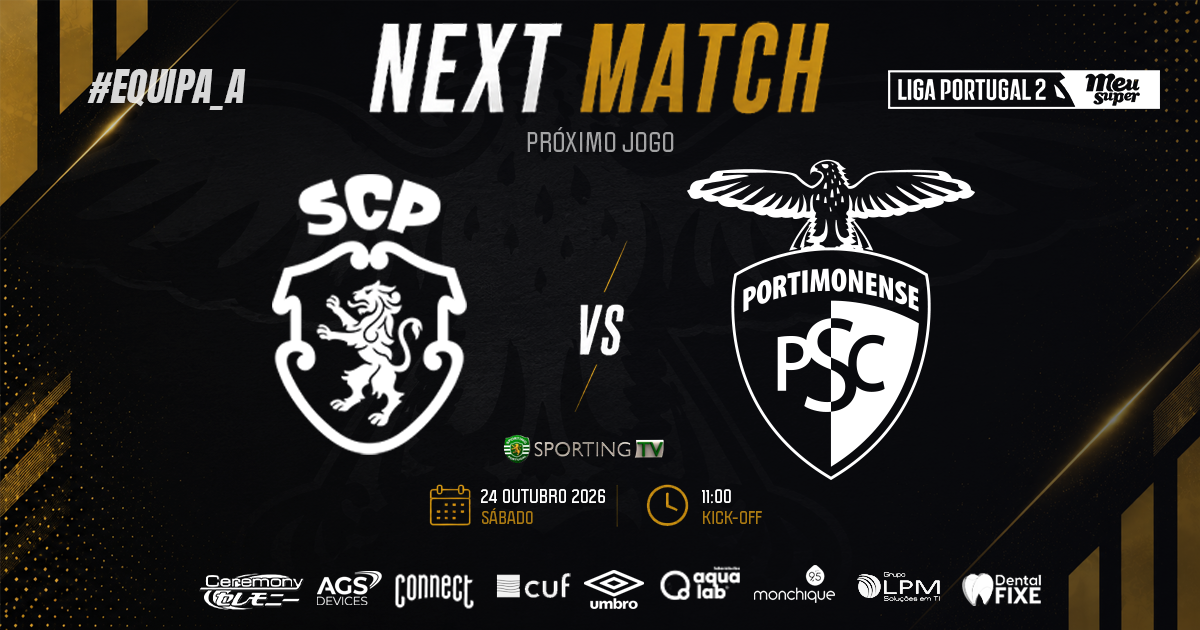Portimonense desloca-se a Alcochete para defrontar o Sporting CP B